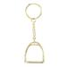 Zinc Alloy Key Chain Stirrup Key Ring Mini Keychain for Men Women