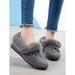 UKAP Women Ladies Girls Moccasin Slipper Shoes Slip on Loafer Casual Flat Plush Shoes Indoor Outdoor