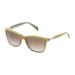 SUNGLASSES - POLARIZED FASHION SUN GLASSES TOUS SHINY BROWN / GRAY SHADED EIGHT WOMEN STO902 550AGV