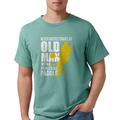 CafePress - Old Man With A Pickleball Paddle T Shirt T-Shirt - Mens Comfort ColorsÂ® Shirt