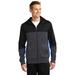 Sport-Tek Tech Fleece Colorblock Full-Zip Hooded Jacket