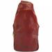 Italian Artisan 556-60002-Lightred Milo Mens Sling Bag in Vacchetta Leather, Light Red