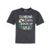 Inktastic St .Patrick's Day Rainbows Clovers & Pots of Gold Teen Short Sleeve T-Shirt Unisex Retro Heather Black XL