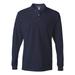 Adult SpotShieldâ„¢ Long-Sleeve Jersey Polo - J NAVY - 2XL