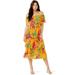 Sofia Jeans by Sofia Vergara Women's Off-The-Shoulder Tiered Maxi Dress