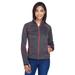 The Ash City - North End Ladies' Flux MÃƒÂ©lange Bonded Fleece Jacket - CRBN/ OLY RD 467 - M