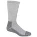 Fruit of the Loom Men's 5-Pack Heavy Duty Work Gear Crew Socks: White, (Shoe Size: 6-12 Sock Size: 10-13) (Responds to Body Temperature, Fully Cushioned Sole, Odor Control, Reinforced Heel & Toe)