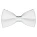 Men's Bow Tie Solid Color Wedding Ties Adjustable Pre-Tied Formal Tuxedo Bowties