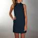 New Fashion Women's Casual Solid Color Loose Temperament Turtleneck Sleeveless Slim Dress