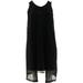 Halston Slvless Knit Midi Dress Overlay Women's A288609