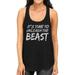 Unleash Beast Womens Black Cute Gym Tank Top Funny Workout Gifts