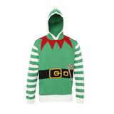 Christmas Shop Adults Unisex Hooded Elf Christmas Sweater/Sweatshirt