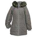 Susan Graver Women's Sz XS Water Resistant Quilted Puffer Jacket Gray A385729