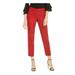 ANNE KLEIN Womens Red Pants Size 16