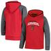 Youth Russell Athletic Red Texas Tech Red Raiders Colorblock Pullover Hoodie
