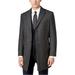 Calvin Klein Mens Plaid Overcoat Dress