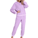 Bowanadacles Women Fleece Sportswear Warm Tracksuits Pajamas Sleepwear