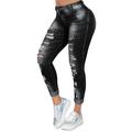 High-Waist Ripped Jeans For Women Skinny Leggings Ripped Denim Trousers Pants Juniors Destroyed Ripped Distressed Skinny Jeans