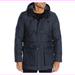 $298 Calvin Klein Men's Padded Toggle Jacket, Officer Navy, Size XL