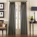 Charlton Home® Mansour Solid Room Darkening Single Curtain Panel Polyester in Gray | 108 H in | Wayfair 1Q800008PT