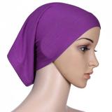 Fysho Women Ladies Under Scarf Muslim Hijab TUBE BONNET Bone Islamic Head Cover Hijab 20 Colors