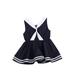 Bmnmsl US Toddler Baby Kids Girls Summer Fashion Dress Sleeveless Sailor Costume Skirts