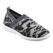 Zenz From isotoner Women's Sport Knit Everywear Slip-ons Ash Geo Prnt