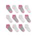Simple Joys by Carter's Baby Girls' 12-Pack Socks, Pink/Gray/White, 12-24 Months