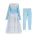 SUNSIOM Kids Elsa Princess Dress Up for Girls Cosplay Costumes