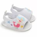 Sunisery Summer Fashion Cute Baby Girl Boy Cartoon Elephant Pattern Soft Sole Shoes Toddler Sandals