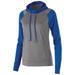 Ladies' Dry-Excelâ„¢ Echo Performance Polyester Knit Training Hoodie - GRAPH HTHR/ ROY - M