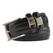 stacy adams belts stacy adams 35mm black tri-leather embossed, croc, lizard, snake belt