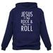 Tstars Womens Christian Shirts Christian Clothes Jesus is my Rock and Thats How I Roll Christian Clothes for Ladies Following Jesus Faith Shirts Christian Outfits Jesus Clothing Women Hoodie