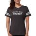 CafePress - You Had Me At Brunch Womens Football T Shirts - Womens Football Shirt