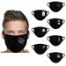 Pack of 8 Adult Christmas Face Mask for Family - 3 Layer Cloth Nose and Mouth Face Cover - Washable Reusable Breathable - Holiday Matching Xmas Gifts Tree Ugly Party