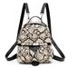 Winnereco Animal Print Shoulder Crossbody Bags Women PU Leather Backpacks (Snake)