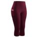 Women Peach Hips Tight Sports Seven Pants Quick-drying Force Compression Pants Sports Yoga Running Seven Pants Red XL