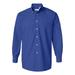 Van Heusen Mens Silky Poplin Shirt, M, Royal Blue