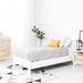 Wade Logan® Ayeshia Wood Platform Bed Wood in White | 15.31 H x 78 D in | Wayfair 57E887943C364ACC971C574BB715CE73
