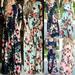 Mommy & Me Family Matching Long Dress Mother Daughter Floral Holiday Maxi Boho Dress Casual