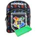 Harry Potter 16" Backpack All-Over Print Hogwarts Crest w/ Pencil Case Set