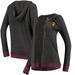 Arizona State Sun Devils Colosseum Women's Steeplechase Open Hooded Tri-Blend Cardigan - Charcoal
