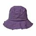VEAREAR Apparel Accessories Women Hats Caps Cotton Solid Color All Match Comfortable Sun Protection Washable Purple,Beach Sun Summer Bucket Fashionable Panama