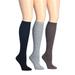 Womens Argyle Knee Highs Sock, Assorted Color - Case of 60 - Pack of 6
