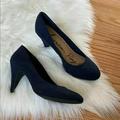 American Rag Womens Felix Fabric Round Toe Classic Pumps 3" Heel Shoe 6.5 M Blue