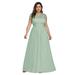Ever-Pretty Womens Elegant Floral Winter Holiday Party Dresses for Women 99932 Mint Green US16