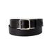 Signature by Levi Strauss & Co. Men's 40mm Center Bar Buckle Dark Brown Leather Belt