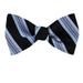 Men's Black Silk Self Tie Bowtie Tie Yourself Bow Ties