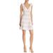 PAPER London Womens Lily Striped Tie Shoulder Mini Dress