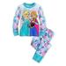 Disney Store Girls Anna & Elsa - Frozen - "Winter wear" PJ Pals Set, Multicolor